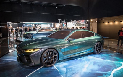 BMW Concept M8 Gran Coupe - Mercedes-AMG GT 4 cửa nên dè chừng