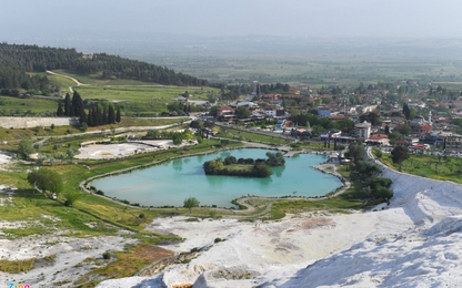 60 phút ở lâu đài bông Pamukkale kỳ diệu