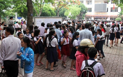 Hơn 4.000 sĩ tử 'nhí' ở Sài Gòn đua vào lớp 6 trường chuyên