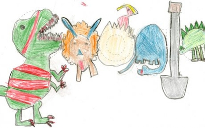 Tác phẩm siêu dễ thương của cô bé lớp một đạt giải thưởng Google Doodle