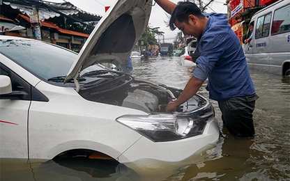 Cách xử lý ôtô bị ngập nước để tránh mất thêm tiền