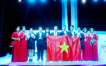 Việt Nam giành bốn huy chương vàng cuộc thi khoa học trẻ quốc tế