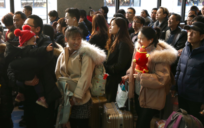 Người Trung Quốc sẽ thực hiện 3 tỷ chuyến đi dịp Tết Âm lịch