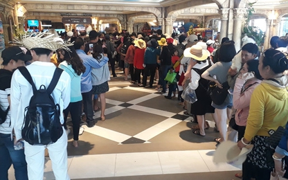 Cáp treo ở Phú Quốc đón lượng khách khủng trong những ngày tết