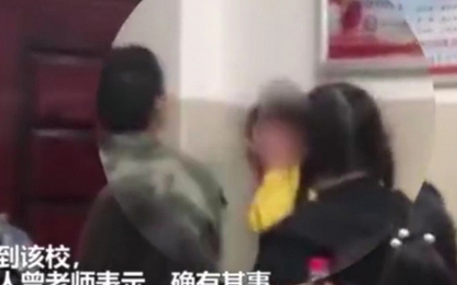 Hạ sĩ quan Trung Quốc bị sa thải vì tát nữ sinh