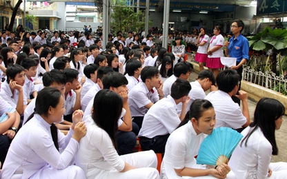Học sinh cấp ba ở Sài Gòn học phòng chống tham nhũng