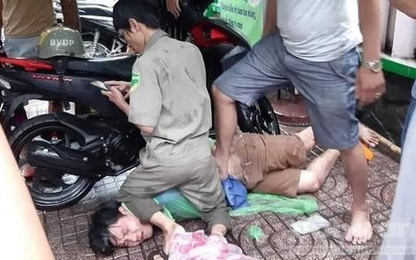 Hai cha con 'hiệp sĩ' truy bắt tên trộm xe máy ở Sài Gòn
