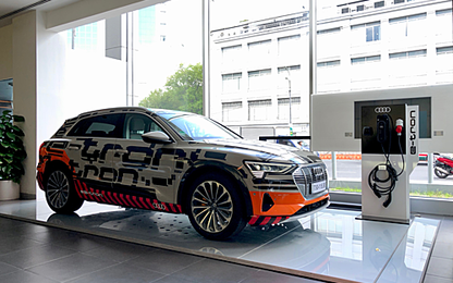 Ôtô điện Audi e-tron xuất hiện tại Việt Nam