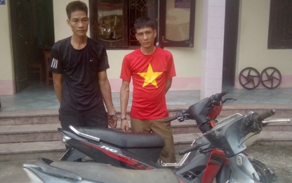 Thanh Hóa: Hai đối tượng trộm xe máy lấy tiền chích hút