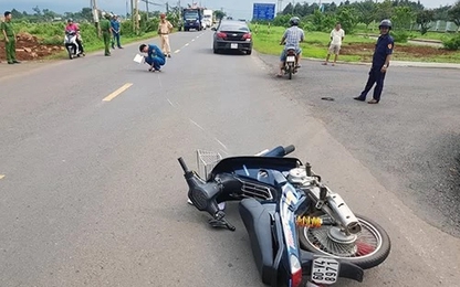 Thượng úy CSGT Đồng Nai bị người đi xe máy tông trọng thương