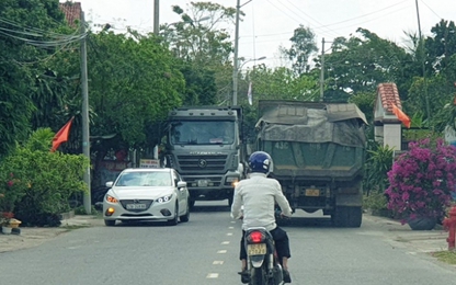 Đà Nẵng: xe chở đất sét “lộng hành” trên đường cấm