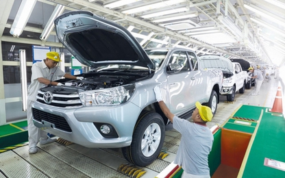 3 nhà máy sản xuất xe Toyota tại Thái Lan tạm dừng hoạt động