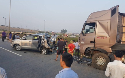 Tai nạn trên cao tốc Hà Nội-Thái Nguyên: Phương tiện đều còn hạn kiểm định