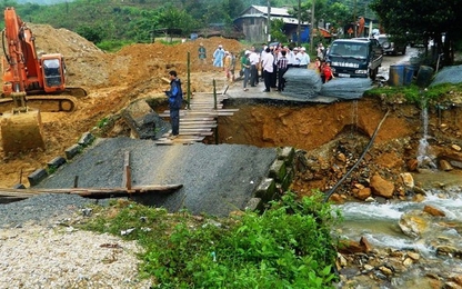 Thiệt hại 55,5 tỷ đồng do mưa, lũ gây ra tại các tỉnh miền Trung