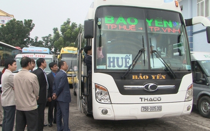 Kiểm tra vận tải hành khách, hàng hóa 6 tỉnh dịp Tết Đinh Dậu 2017