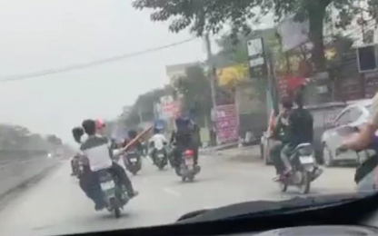 Xử lý nghiêm đoàn xe máy đánh võng, dàn hàng trên QL tỉnh Nghệ An