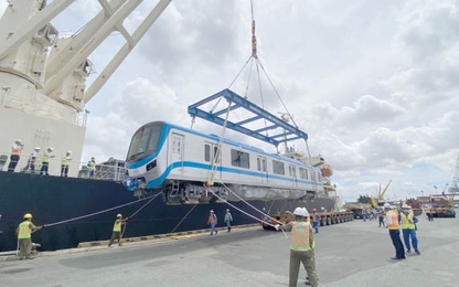 TP.HCM chuẩn bị đón 2 đoàn tàu tuyến Metro Bến Thành – Suối Tiên