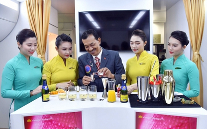 Vietnam Airlines chuẩn bị phục vụ 11 loại cocktail mới