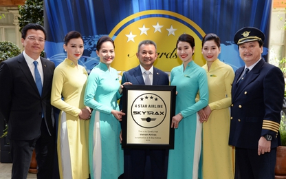 3 năm liên tiếp Vietnam Airlines chinh phục chuẩn 4 sao của Skytrax