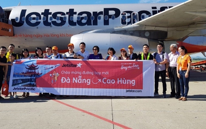 Jetstar Pacific khai trương đường bay thẳng giữa Kao Hùng và Đà Nẵng