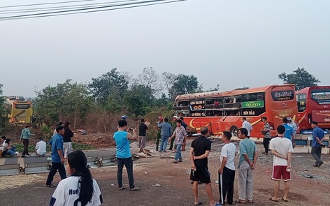 Khởi tố vụ TNGT giữa 2 xe khách ở Gia Lai khiến 1 người tử vong, 17 người bị thương