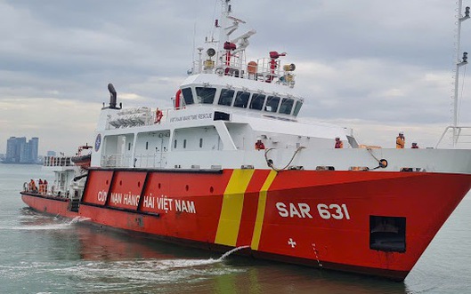 Điều động tàu SAR 631 kịp thời cứu ngư dân gặp nạn trên vùng biển Đà Nẵng 
