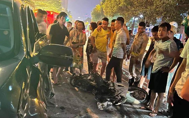 Giảng viên đại học gây tai nạn liên hoàn ở Hà Nội có nồng độ cồn "khủng"