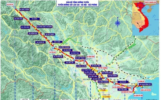 Phấn đấu khởi công tuyến đường sắt Lào Cai - Hà Nội - Hải Phòng trong năm 2025