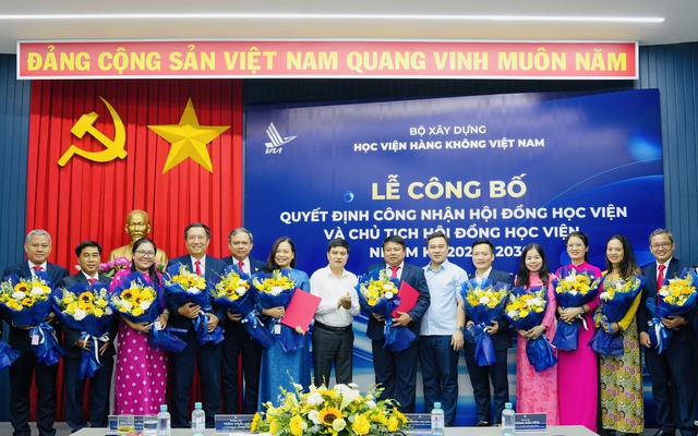 Ra mắt Hội đồng Học viện Hàng không Việt Nam nhiệm kỳ 2025 - 2030