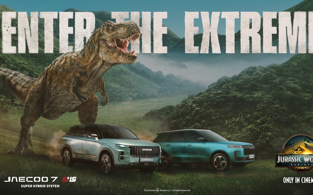 Jaecoo bắt tay siêu phẩm "Thế giới khủng long: Tái sinh": Khi off-road giao thoa với kỷ Jura