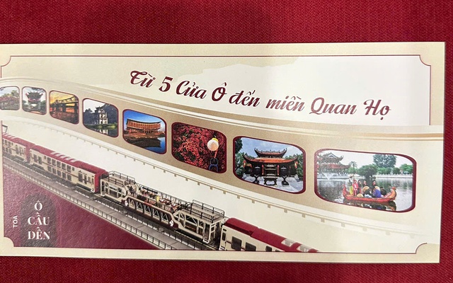 Chính thức đưa vào khai thác tàu du lịch văn hóa “Hà Nội 5 Cửa Ô”