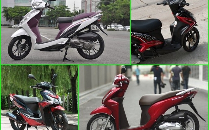 So sánh thông số Honda Vision 2014 và Yamaha Nozza 2014